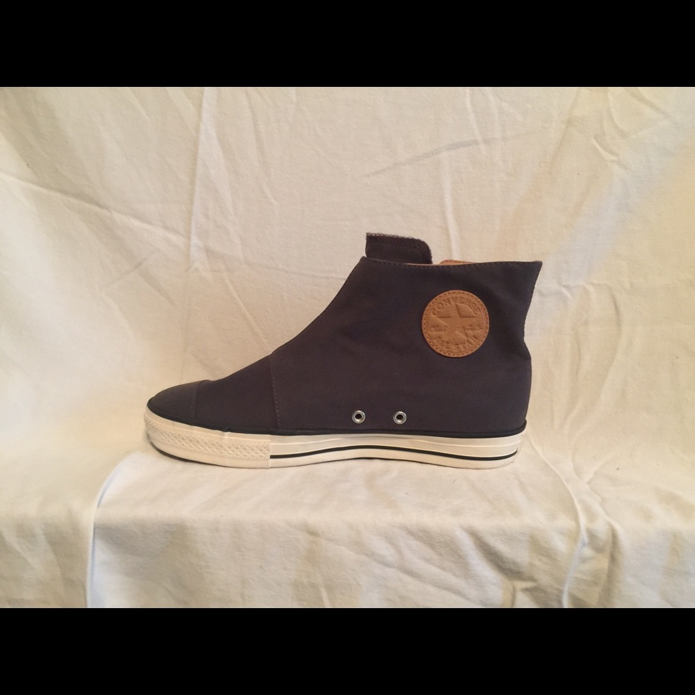 Converse Dark Gray Suede Zip Boots